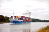 Containerschiff Elisabeth Nord-Ostsee-Kanal